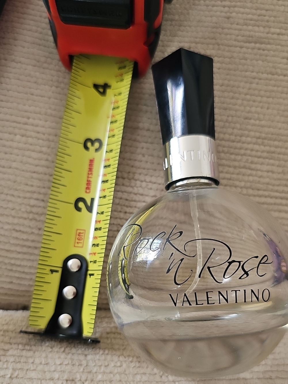 Valentino Rock 'n Rose Clear & Black empty Bottle